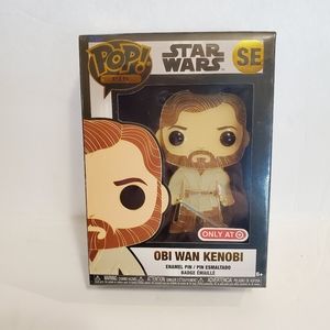 Funko Pop! Pin: Star Wars Obi Wan Kenobi SE - Large Enamel Pin